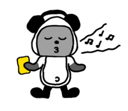 Rice ball Raccoon dog sticker #2448586