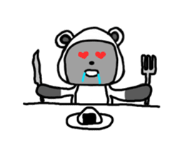 Rice ball Raccoon dog sticker #2448587