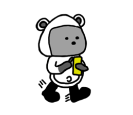 Rice ball Raccoon dog sticker #2448589