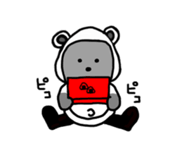 Rice ball Raccoon dog sticker #2448594