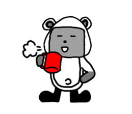 Rice ball Raccoon dog sticker #2448595