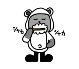 Rice ball Raccoon dog sticker #2448596