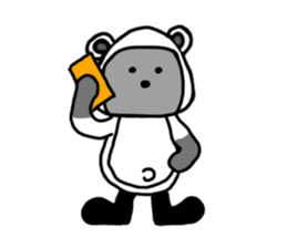 Rice ball Raccoon dog sticker #2448600