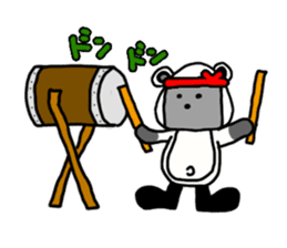 Rice ball Raccoon dog sticker #2448603