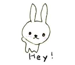 Loose rabbit (English ver.) sticker #2448729