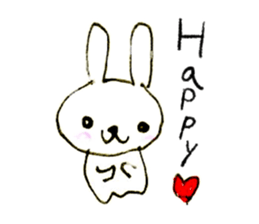 Loose rabbit (English ver.) sticker #2448730