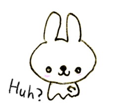 Loose rabbit (English ver.) sticker #2448735