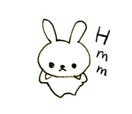 Loose rabbit (English ver.) sticker #2448737