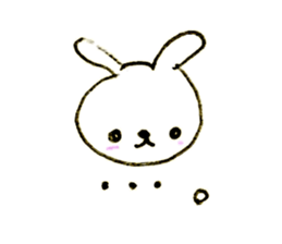Loose rabbit (English ver.) sticker #2448740