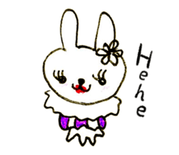 Loose rabbit (English ver.) sticker #2448741