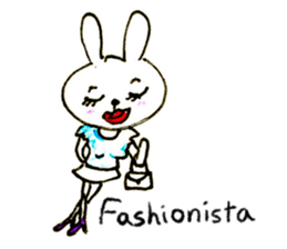 Loose rabbit (English ver.) sticker #2448742
