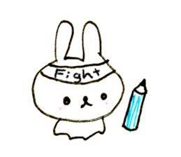 Loose rabbit (English ver.) sticker #2448744
