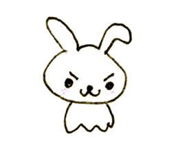 Loose rabbit (English ver.) sticker #2448745