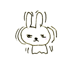 Loose rabbit (English ver.) sticker #2448749