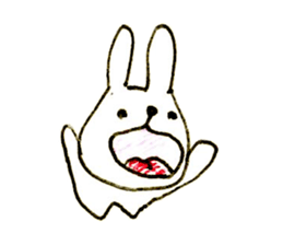 Loose rabbit (English ver.) sticker #2448757