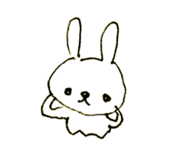 Loose rabbit (English ver.) sticker #2448761