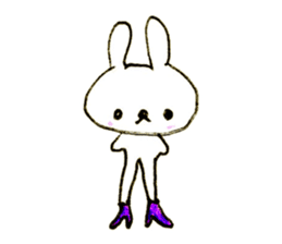 Loose rabbit (English ver.) sticker #2448762