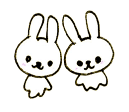Loose rabbit (English ver.) sticker #2448764