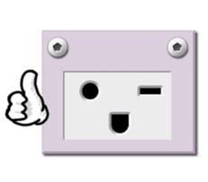 Cute Creative Sockets sticker #2450339