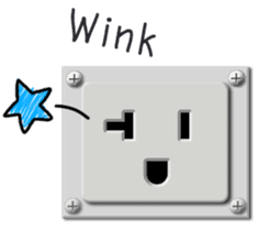 Cute Creative Sockets sticker #2450346