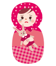 Matryoshka six sisters sticker #2450414