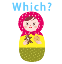 Matryoshka six sisters sticker #2450420