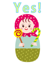 Matryoshka six sisters sticker #2450431