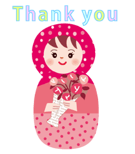 Matryoshka six sisters sticker #2450440