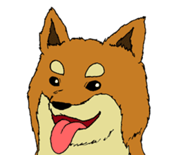 Japanese dog "SHIBA" sticker #2450768