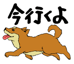 Japanese dog "SHIBA" sticker #2450772