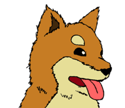 Japanese dog "SHIBA" sticker #2450785