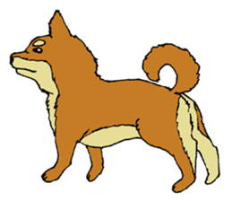 Japanese dog "SHIBA" sticker #2450788