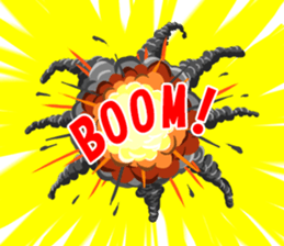 The soldier who conveys a feeling sticker #2451378