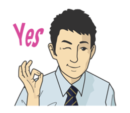 Businessman T sticker #2453257