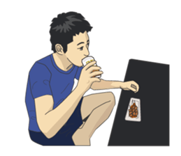 Businessman T sticker #2453271