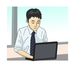 Businessman T sticker #2453277