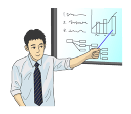 Businessman T sticker #2453283