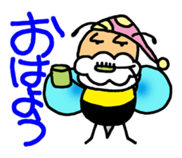 Bees "HACHISUKE" sticker #2453289