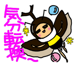Bees "HACHISUKE" sticker #2453308