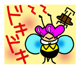Bees "HACHISUKE" sticker #2453314