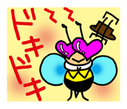 Bees "HACHISUKE" sticker #2453314
