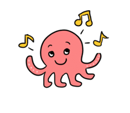 cute octopus sticker #2453849