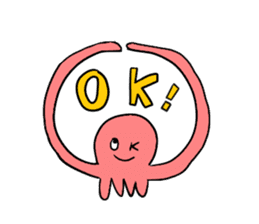 cute octopus sticker #2453854