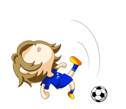 I love soccer. sticker #2454138