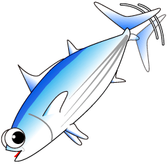 Skipjack sticker Bony