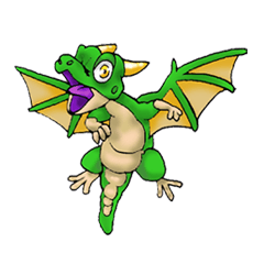 Baby dragon & Little hero