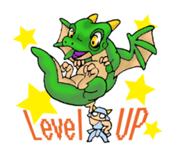 Baby dragon & Little hero sticker #2454542