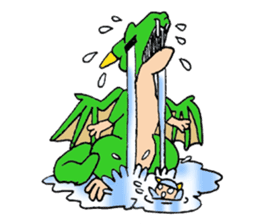 Baby dragon & Little hero sticker #2454545