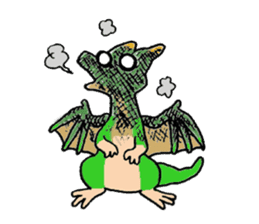 Baby dragon & Little hero sticker #2454564