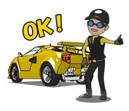 We like a supercar.RAN and TAKU sticker #2455012